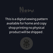 Halter Cowl Top Pattern PDF | Backless Halter Neck Crop Top | Cowl Neck Party Top | A4 A0 US Letter | XS-3XL