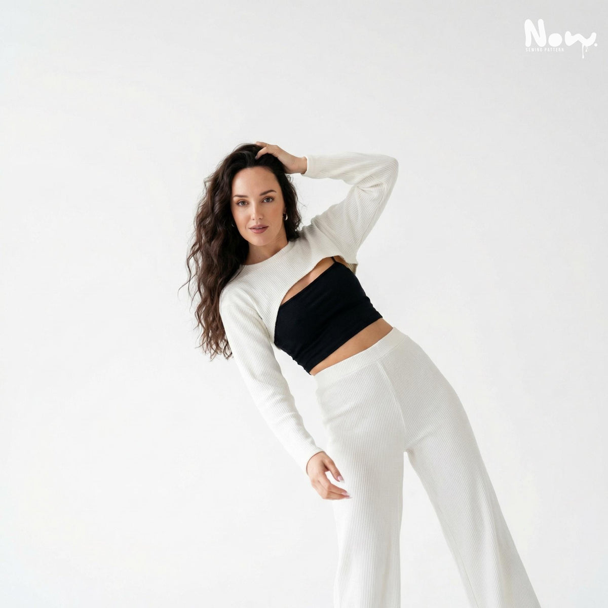 Trio Bolero Set Sewing Pattern PDF | 3 Piece Loungewear Set | Easy Beginner Sewing | XS–3XL | A4 A0 US Letter