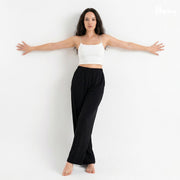 Palazzo Lounge Pants PDF Sewing Pattern | High Waist Wide Leg Pants | Elastic Waist Loungewear Trousers | A4 A0 US Letter | XS-3XL