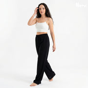 Palazzo Lounge Pants PDF Sewing Pattern | High Waist Wide Leg Pants | Elastic Waist Loungewear Trousers | A4 A0 US Letter | XS-3XL