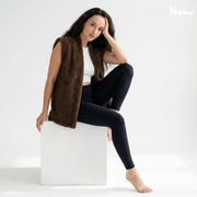 Cocoa Teddy Vest PDF Sewing Pattern | Sherpa Fleece Vest Pattern | A4 A0 US Letter | XS to 3XL | Digital Download | Sewing Template