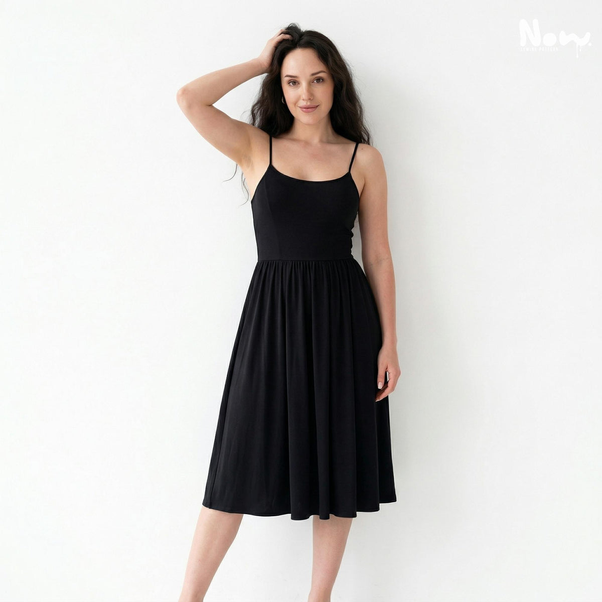 Cami Midi Dress Pattern PDF | Strappy Midi Dress Sewing Pattern | Sleeveless Slip Dress | XS - 3XL | Instant Download | A0, A4 and US Letter