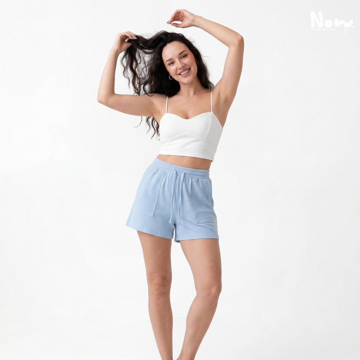 Easy Lounge Shorts Pattern | Elastic Waist Shorts Sewing Pattern | Drawstring Shorts | XS to 3XL | Instant Download | A0, A4 and US Letter